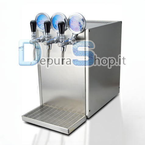 Refrigeratore Bar Polares sotto banco Inox 3 vie acqua fredda, frizzante e  ambiente 90 l/h banco ghiaccio prezzo