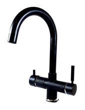 Rubinetto 5 vie Classic per acqua depurata (colore: Nero opaco) Rubinetto 5 vie Classic per acqua depurata (colore: Nero opaco)