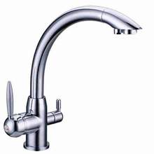 Rubinetto 3 vie per acqua depurata (colore: Cromo) Rubinetto 3 vie per acqua depurata (colore: Cromo)