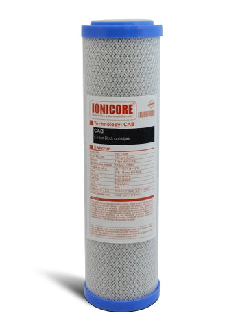 Ionicore | Cartuccia filtro carbon block 10 Ionicore | Cartuccia filtro carbon block 10" (5 micron)