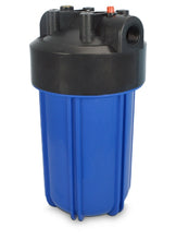 Contenitore vessel per filtro acqua BIG da 10 Contenitore vessel per filtro acqua BIG da 10" con pulsante rilascio pressione, chiave e staffa (varie dimensioni attacco)