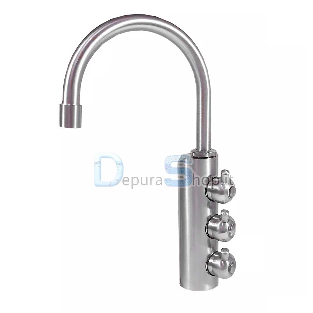 Rubinetto 3 vie Simple per acqua depurata (diversi colori) Rubinetto 3 vie Simple per acqua depurata (diversi colori)