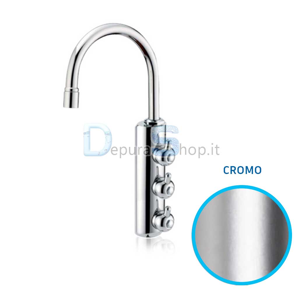 Rubinetto 3 vie Simple per acqua depurata (diversi colori) Rubinetto 3 vie Simple per acqua depurata (diversi colori)