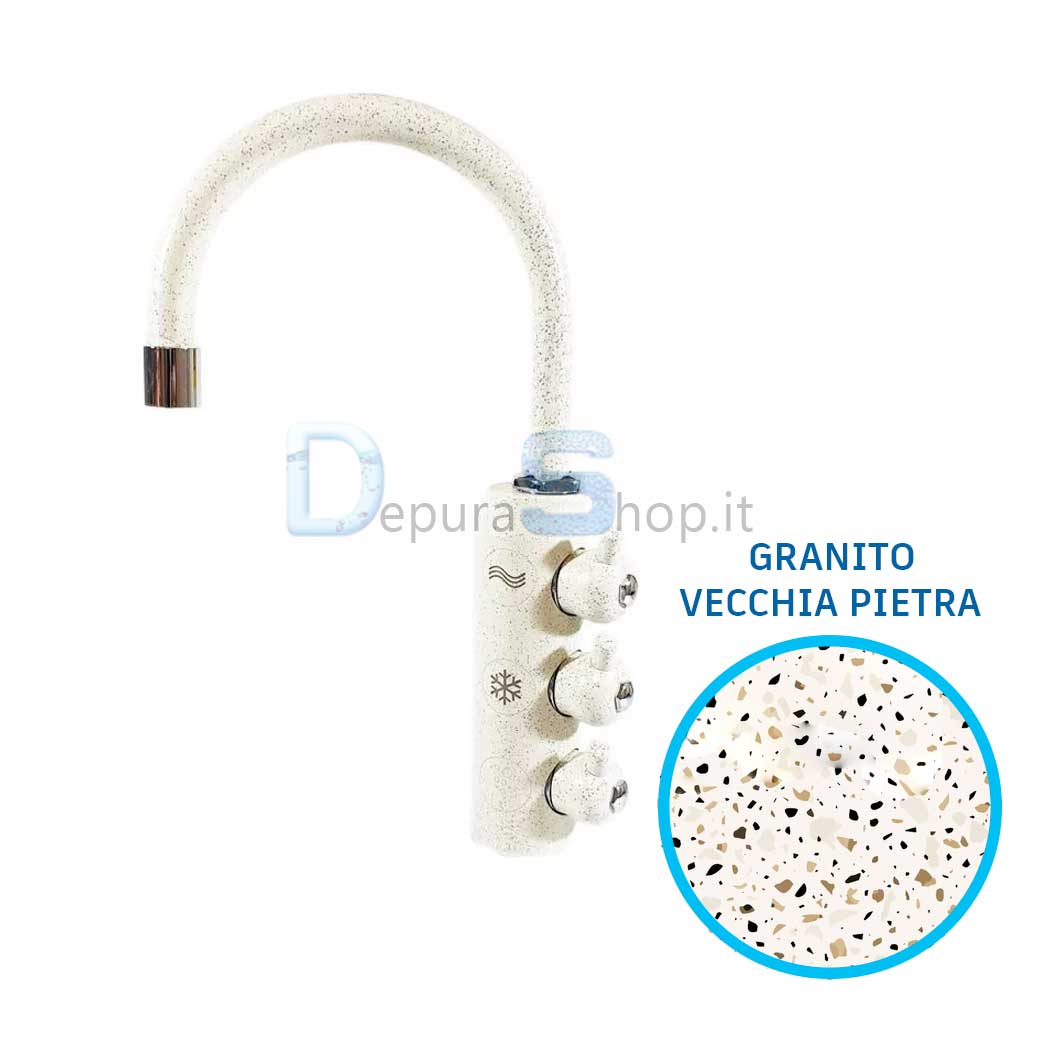 Rubinetto 3 vie Simple per acqua depurata (diversi colori) Rubinetto 3 vie Simple per acqua depurata (diversi colori)