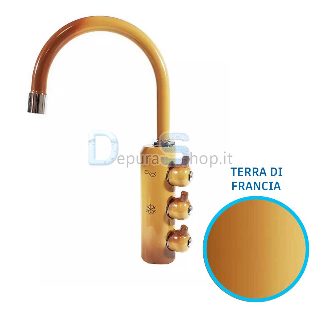 Rubinetto 3 vie Simple per acqua depurata (diversi colori) Rubinetto 3 vie Simple per acqua depurata (diversi colori)