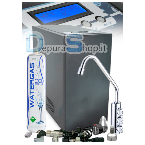 Sodabar refrigeratore sotto b. 3 vie 25lt./h. ambiente + fredda + frizzante fredda con rubinetto e kit installazione