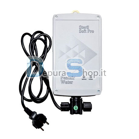 STERIL SOFT PRO Produttore di cloro completo IN/OUT 3/8" da 0 a 350 lt. resina.