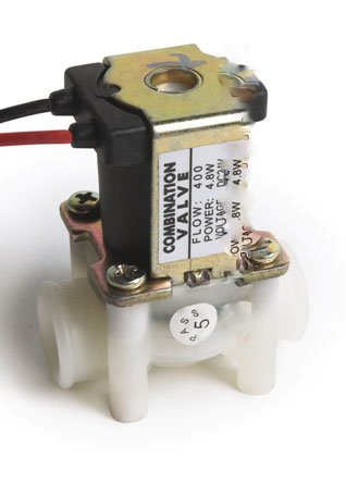 Elettrovalvola, 24VDC Femmina 1/4" FPT c/rete filtraggio