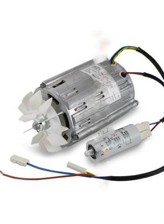 Motore raffreddato ad aria con ventola per pompa rotativa osmosi inversa 180W.