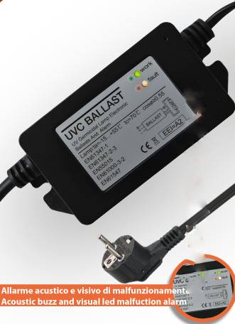 UltraRays ricambio trasformatore UV 11W. - 16W.