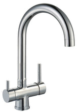 Rubinetto 4 vie per acqua depurata (colore: Cromo)