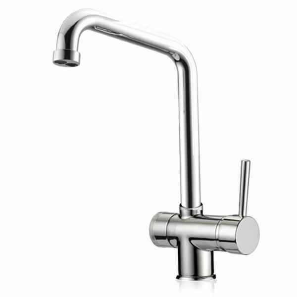 Rubinetto 3 vie Pure Water per acqua depurata (colore: Cromo)