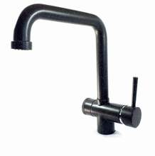 Rubinetto 3 vie Pure Water per acqua depurata (colore: Granito nero)