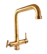 Rubinetto 4 vie Pure Water per acqua depurata (colore: Bronzo spazzolato)