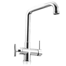 Rubinetto 4 vie per acqua depurata (colore: Cromo)