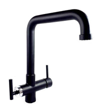 Rubinetto 4 vie Pure Water per acqua depurata (colore: Nero opaco)