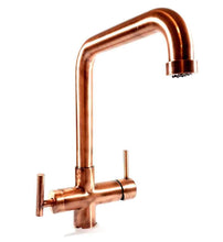 Rubinetto 4 vie Pure Water per acqua depurata (colore: Rame)