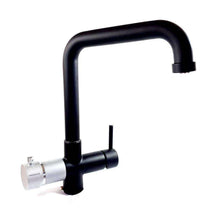 Rubinetto 5 vie Pure Water per acqua depurata (colore: Nero opaco)