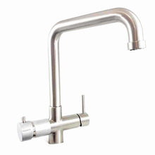 Rubinetto 5 vie Pure Water per acqua depurata (colore: Nickel spazzolato)