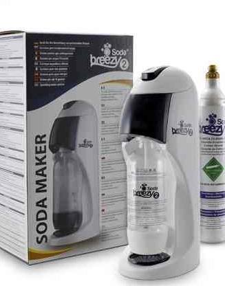Soda Breezy 2 | Gasatore acqua bianco con bombola CO2 e kit completo