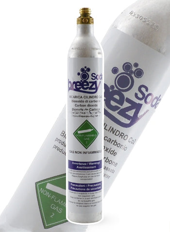 Bombola CO2 Soda Breezy ricaricabile da 425gr | Attacco ACME
