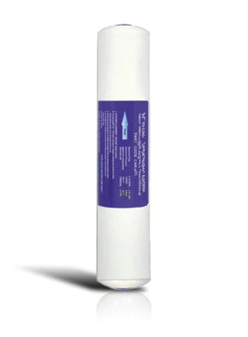 Filtro carbon block in linea 2,5"x12" con attacco 3/8" (10 micron)