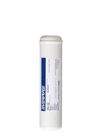 Everpure | Filtro IN-12GAC carbone attivo anticalcare in linea 2,5"x12" con attacco 1/4"