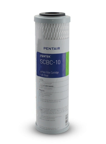 Pentek | Cartuccia filtro carbon block batteriostatica 10" (0,5 micron)